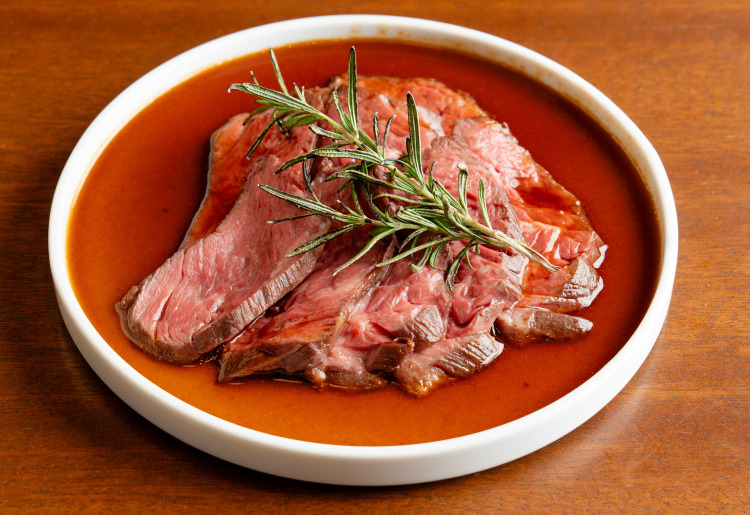 ▼牛ハラミのステーキカルパッチョ